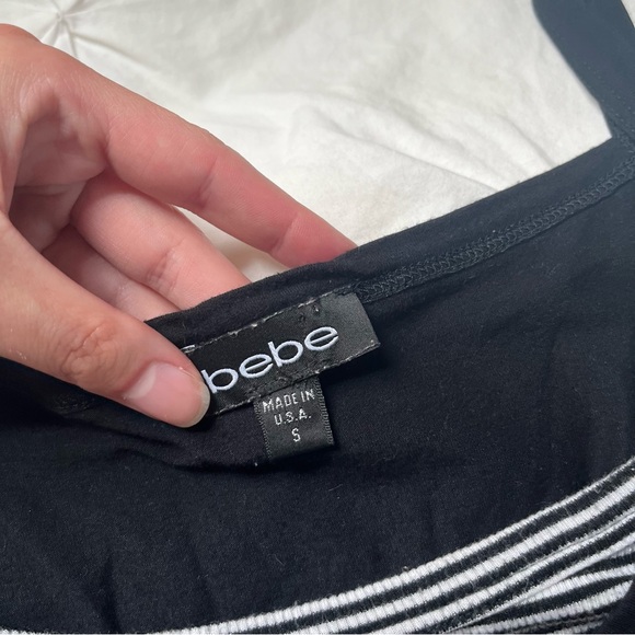 y2k Bebe V-Neck Henley Rhinestone Cami Tank - Picture 3 of 5